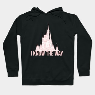 I Know the Way Magic Castle Millennial Pink Hoodie